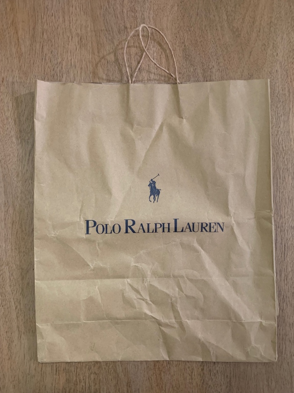 Polo Ralph Lauren Large Brown and black Paper Gift Bag